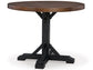 Valebeck Counter Height Dining Table and 4 Barstools with Storage at Towne & Country Furniture (AL) furniture, home furniture, home decor, sofa, bedding