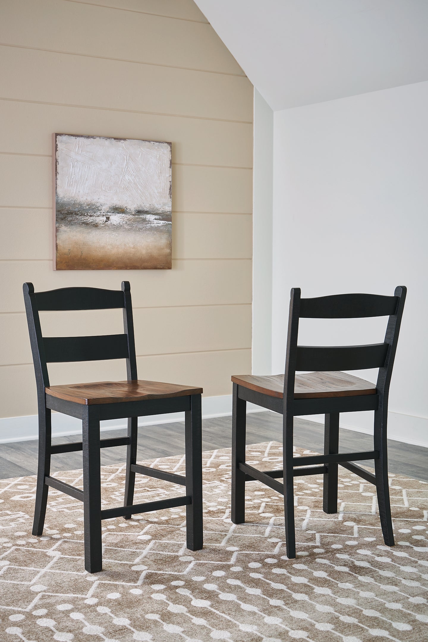 Valebeck Counter Height Dining Table and 4 Barstools with Storage at Towne & Country Furniture (AL) furniture, home furniture, home decor, sofa, bedding