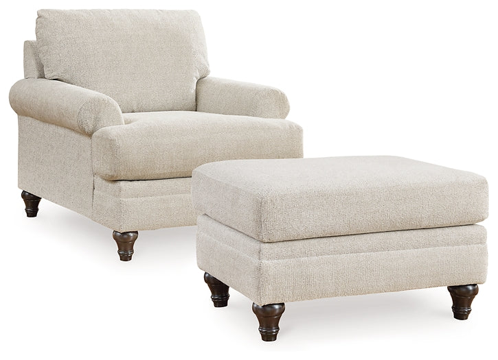 Valerani Chair and Ottoman at Towne & Country Furniture (AL) furniture, home furniture, home decor, sofa, bedding