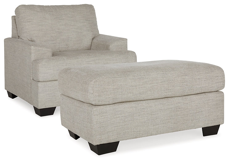 Vayda Chair and Ottoman at Towne & Country Furniture (AL) furniture, home furniture, home decor, sofa, bedding