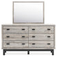 Vessalli King Panel Bed with Mirrored Dresser, Chest and 2 Nightstands at Towne & Country Furniture (AL) furniture, home furniture, home decor, sofa, bedding