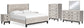 Vessalli King Panel Bed with Mirrored Dresser, Chest and 2 Nightstands at Towne & Country Furniture (AL) furniture, home furniture, home decor, sofa, bedding