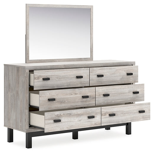 Vessalli King Panel Bed with Mirrored Dresser, Chest and 2 Nightstands at Towne & Country Furniture (AL) furniture, home furniture, home decor, sofa, bedding