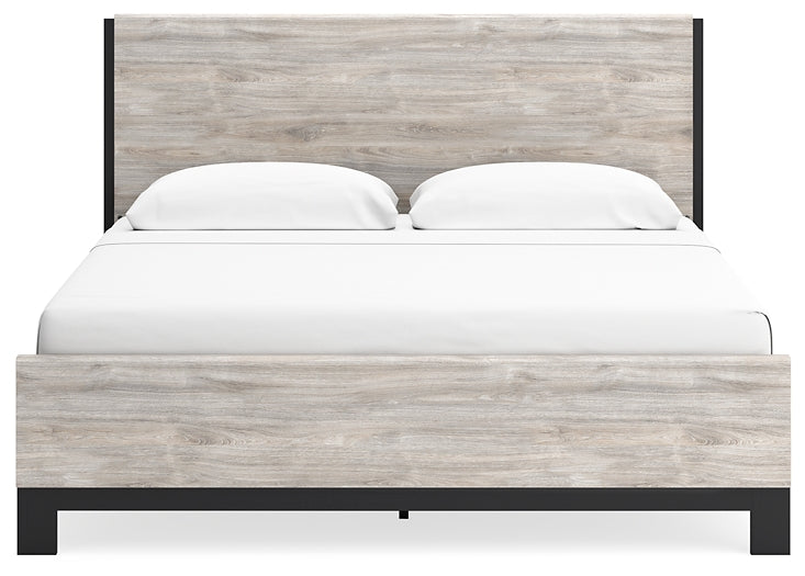 Vessalli King Panel Bed with Mirrored Dresser, Chest and Nightstand at Towne & Country Furniture (AL) furniture, home furniture, home decor, sofa, bedding