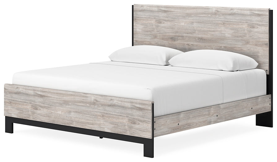 Vessalli King Panel Bed with Mirrored Dresser and 2 Nightstands at Towne & Country Furniture (AL) furniture, home furniture, home decor, sofa, bedding