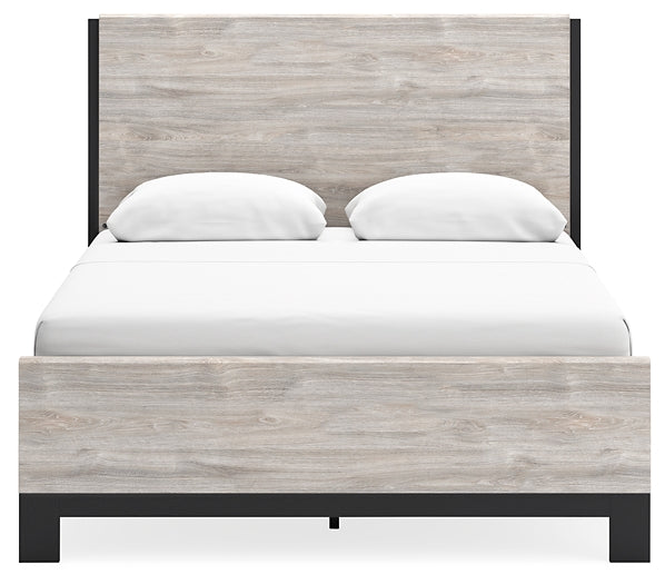 Vessalli Queen Panel Bed with Mirrored Dresser and 2 Nightstands at Towne & Country Furniture (AL) furniture, home furniture, home decor, sofa, bedding