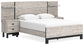 Vessalli Queen Panel Bed with Mirrored Dresser and Chest at Towne & Country Furniture (AL) furniture, home furniture, home decor, sofa, bedding