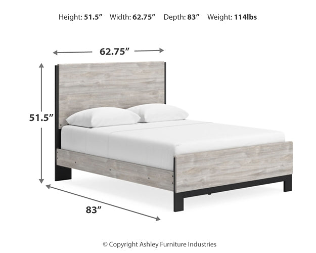 Vessalli Queen Panel Bed with Mirrored Dresser at Towne & Country Furniture (AL) furniture, home furniture, home decor, sofa, bedding