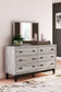 Vessalli Queen Panel Headboard with Mirrored Dresser, Chest and 2 Nightstands at Towne & Country Furniture (AL) furniture, home furniture, home decor, sofa, bedding