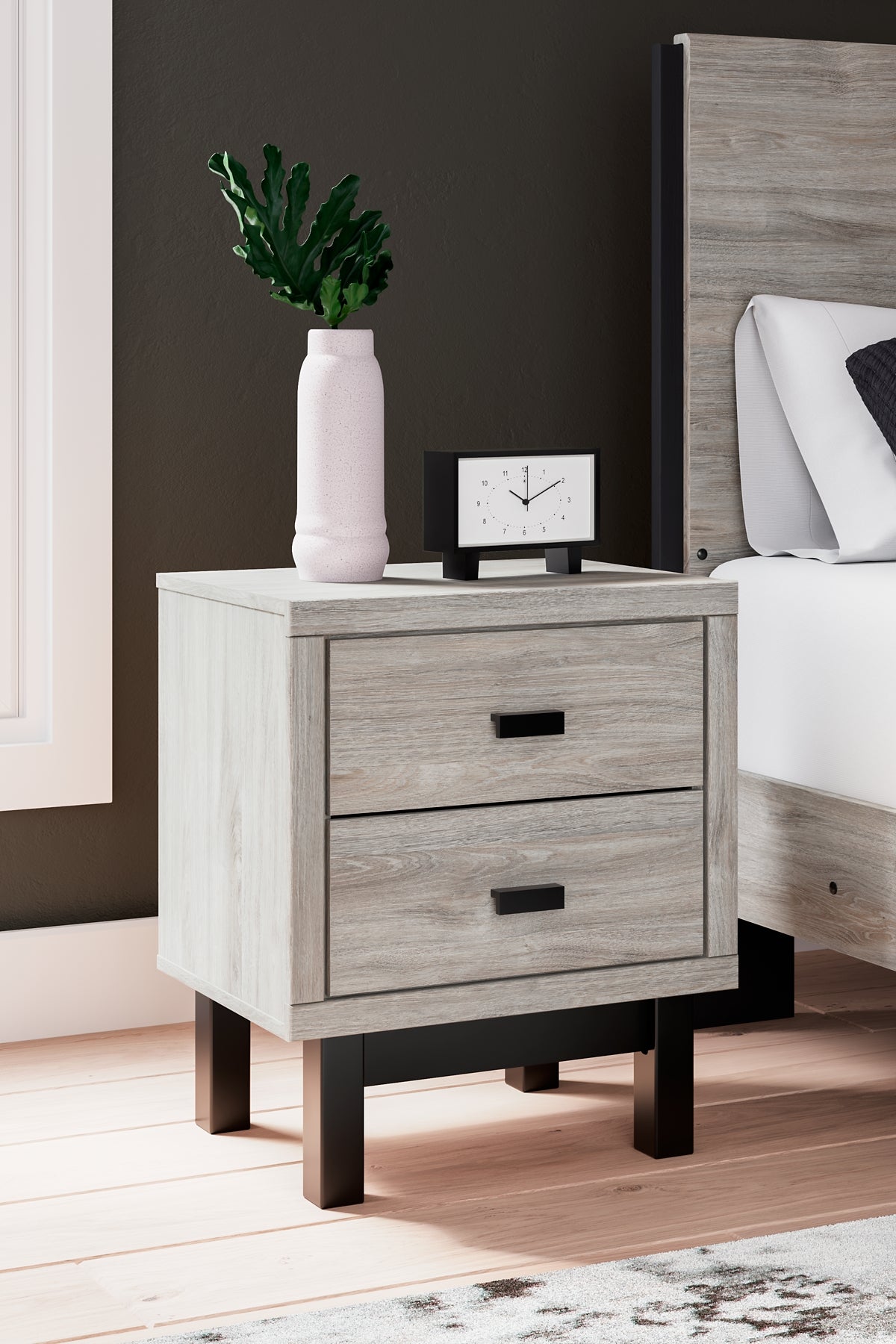 Vessalli Queen Panel Headboard with Mirrored Dresser, Chest and 2 Nightstands at Towne & Country Furniture (AL) furniture, home furniture, home decor, sofa, bedding