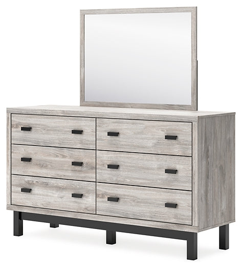Vessalli Queen Panel Headboard with Mirrored Dresser and Chest at Towne & Country Furniture (AL) furniture, home furniture, home decor, sofa, bedding