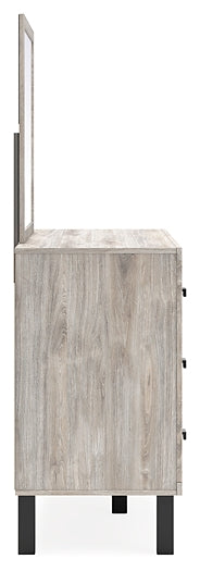 Vessalli Queen Panel Headboard with Mirrored Dresser at Towne & Country Furniture (AL) furniture, home furniture, home decor, sofa, bedding