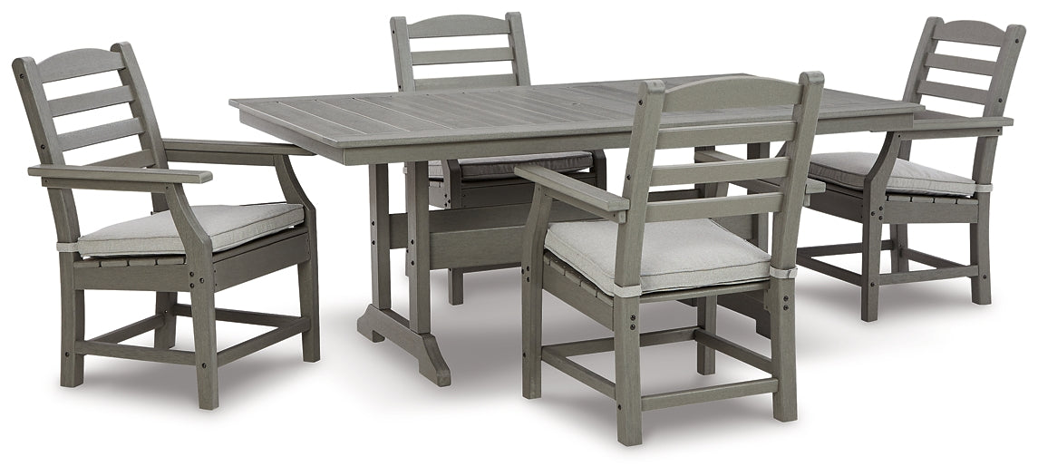 Visola Outdoor Dining Table and 4 Chairs at Towne & Country Furniture (AL) furniture, home furniture, home decor, sofa, bedding