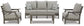 Visola Outdoor Sofa and 2 Chairs with Coffee Table at Towne & Country Furniture (AL) furniture, home furniture, home decor, sofa, bedding