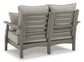 Visola Outdoor Sofa and Loveseat with Coffee Table at Towne & Country Furniture (AL) furniture, home furniture, home decor, sofa, bedding