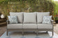 Visola Outdoor Sofa and Loveseat with Coffee Table at Towne & Country Furniture (AL) furniture, home furniture, home decor, sofa, bedding