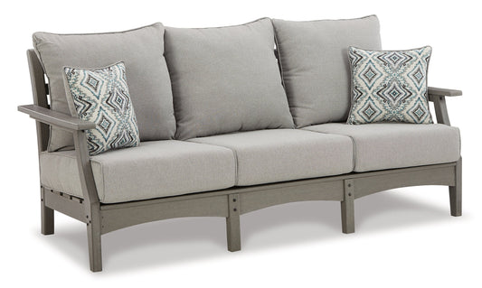 Visola Outdoor Sofa with Coffee Table at Towne & Country Furniture (AL) furniture, home furniture, home decor, sofa, bedding