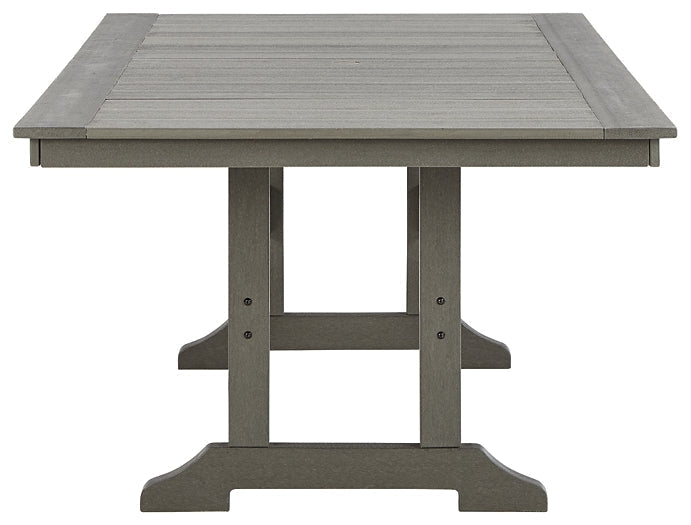 Visola RECT Dining Table w/UMB OPT at Towne & Country Furniture (AL) furniture, home furniture, home decor, sofa, bedding