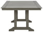 Visola RECT Dining Table w/UMB OPT at Towne & Country Furniture (AL) furniture, home furniture, home decor, sofa, bedding