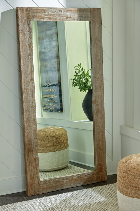 Waltleigh Floor Mirror at Towne & Country Furniture (AL) furniture, home furniture, home decor, sofa, bedding