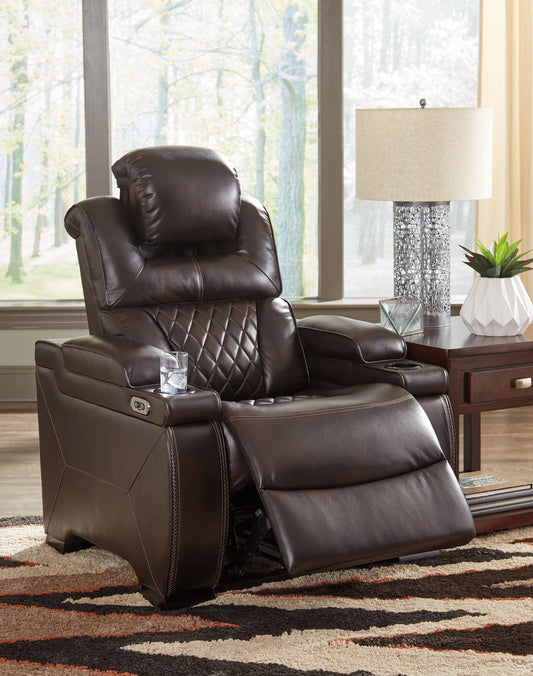 Warnerton PWR Recliner/ADJ Headrest at Towne & Country Furniture (AL) furniture, home furniture, home decor, sofa, bedding