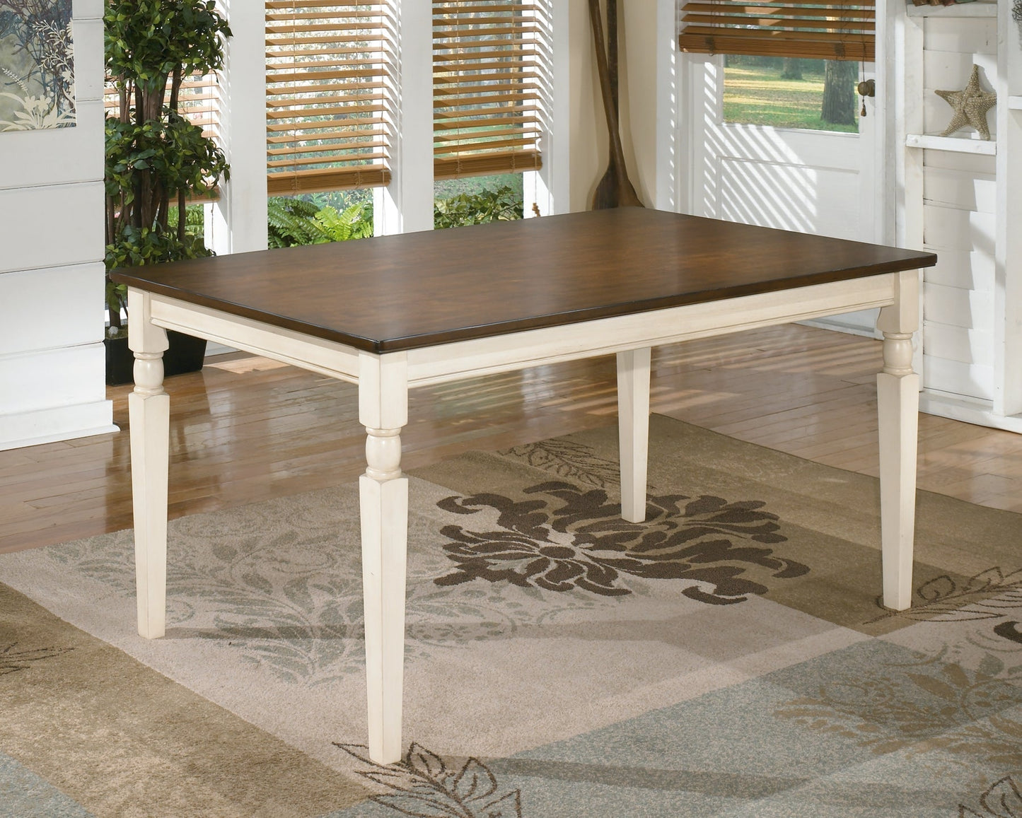 Whitesburg Dining Table and 4 Chairs at Towne & Country Furniture (AL) furniture, home furniture, home decor, sofa, bedding