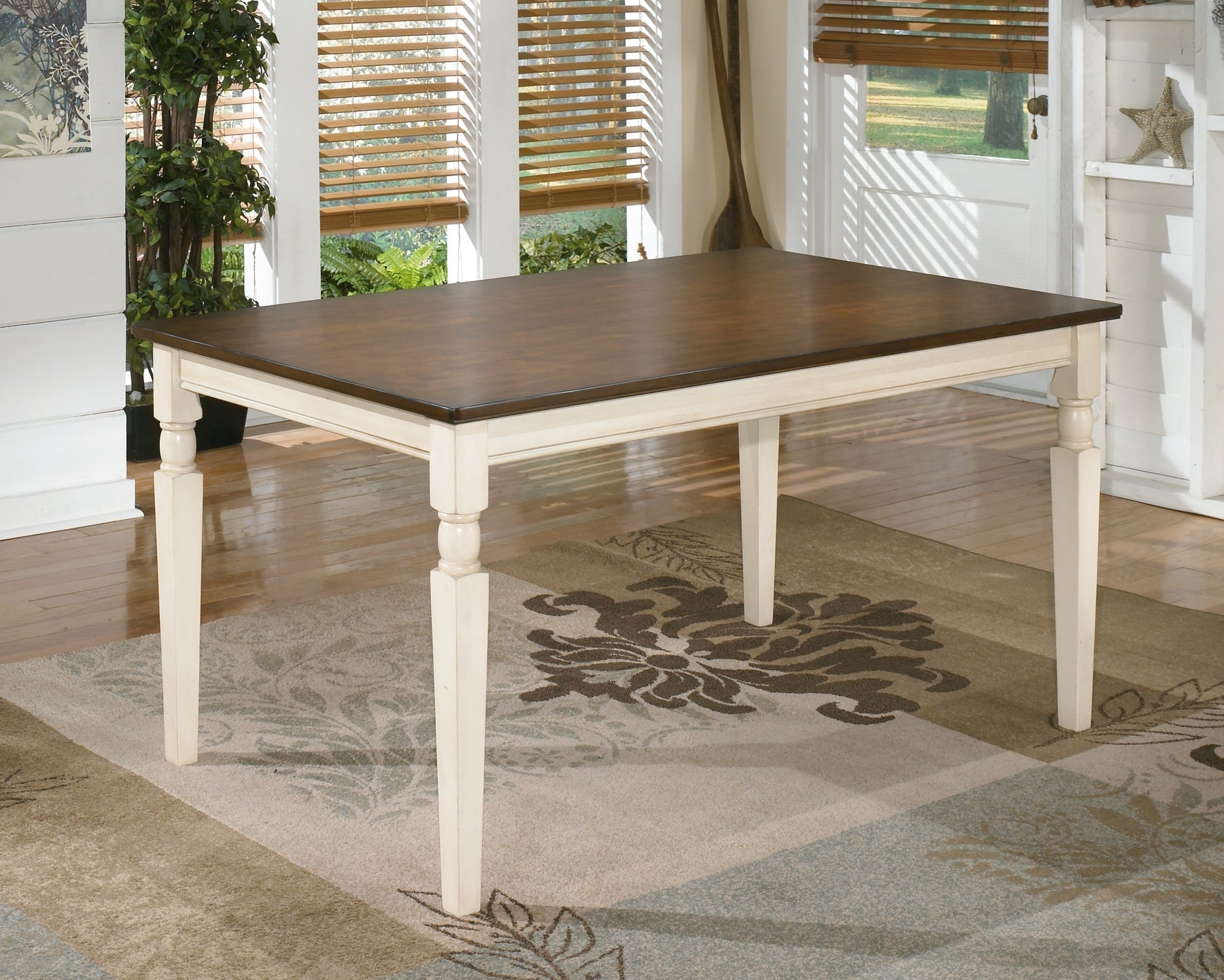 Whitesburg Dining Table and 6 Chairs at Towne & Country Furniture (AL) furniture, home furniture, home decor, sofa, bedding