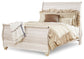Willowton Queen Sleigh Bed with Mirrored Dresser and Nightstand at Towne & Country Furniture (AL) furniture, home furniture, home decor, sofa, bedding