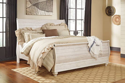 Willowton  Sleigh Bed at Towne & Country Furniture (AL) furniture, home furniture, home decor, sofa, bedding