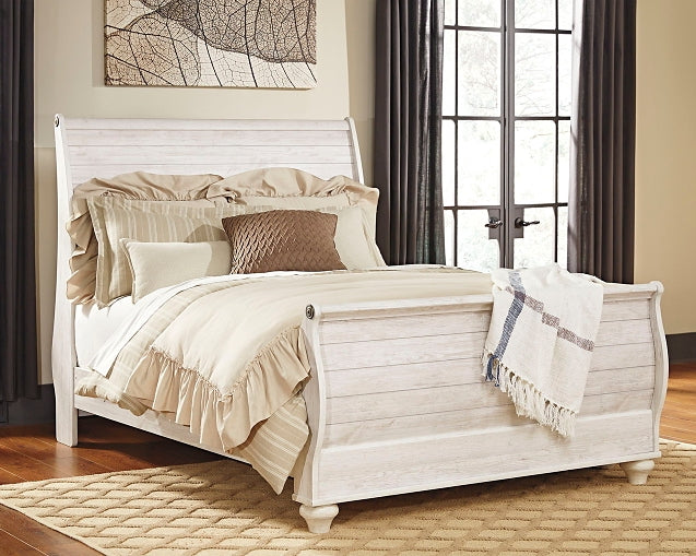 Willowton  Sleigh Bed at Towne & Country Furniture (AL) furniture, home furniture, home decor, sofa, bedding