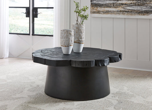 Wimbell Round Cocktail Table at Towne & Country Furniture (AL) furniture, home furniture, home decor, sofa, bedding