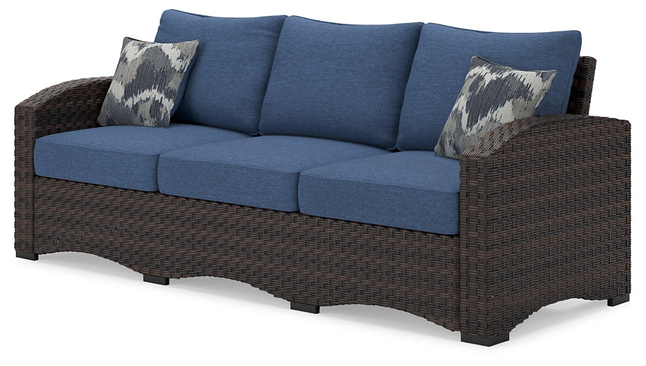 Windglow Sofa with Cushion at Towne & Country Furniture (AL) furniture, home furniture, home decor, sofa, bedding