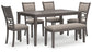 Wrenning Dining Room Table Set (6/CN) at Towne & Country Furniture (AL) furniture, home furniture, home decor, sofa, bedding