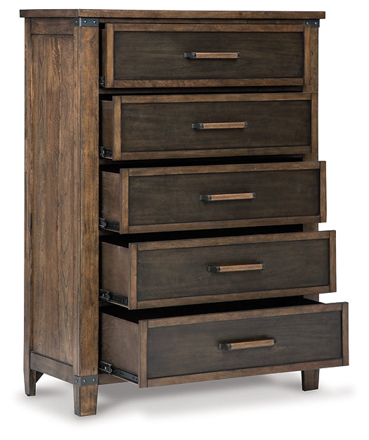Wyattfield Five Drawer Chest at Towne & Country Furniture (AL) furniture, home furniture, home decor, sofa, bedding
