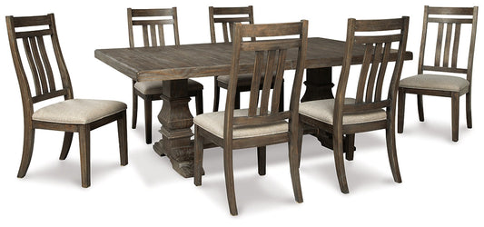 Wyndahl Dining Table and 6 Chairs at Towne & Country Furniture (AL) furniture, home furniture, home decor, sofa, bedding