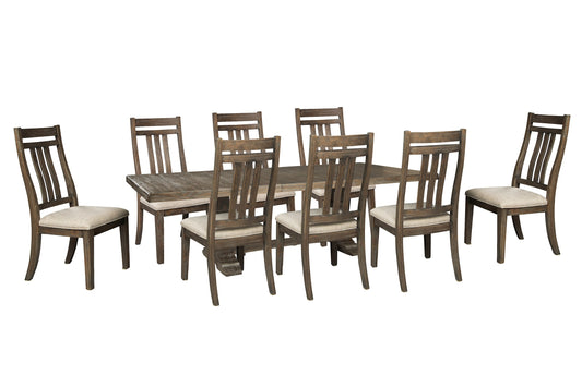 Wyndahl Dining Table and 8 Chairs at Towne & Country Furniture (AL) furniture, home furniture, home decor, sofa, bedding