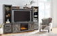 Wynnlow 4-Piece Entertainment Center with Electric Fireplace at Towne & Country Furniture (AL) furniture, home furniture, home decor, sofa, bedding
