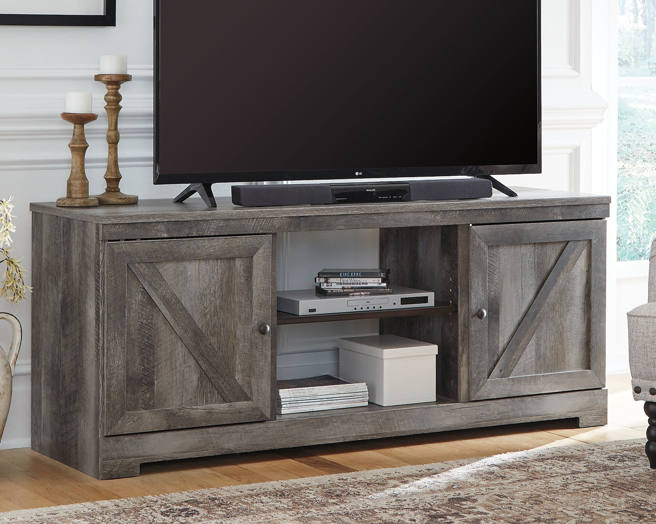 Wynnlow LG TV Stand w/Fireplace Option at Towne & Country Furniture (AL) furniture, home furniture, home decor, sofa, bedding