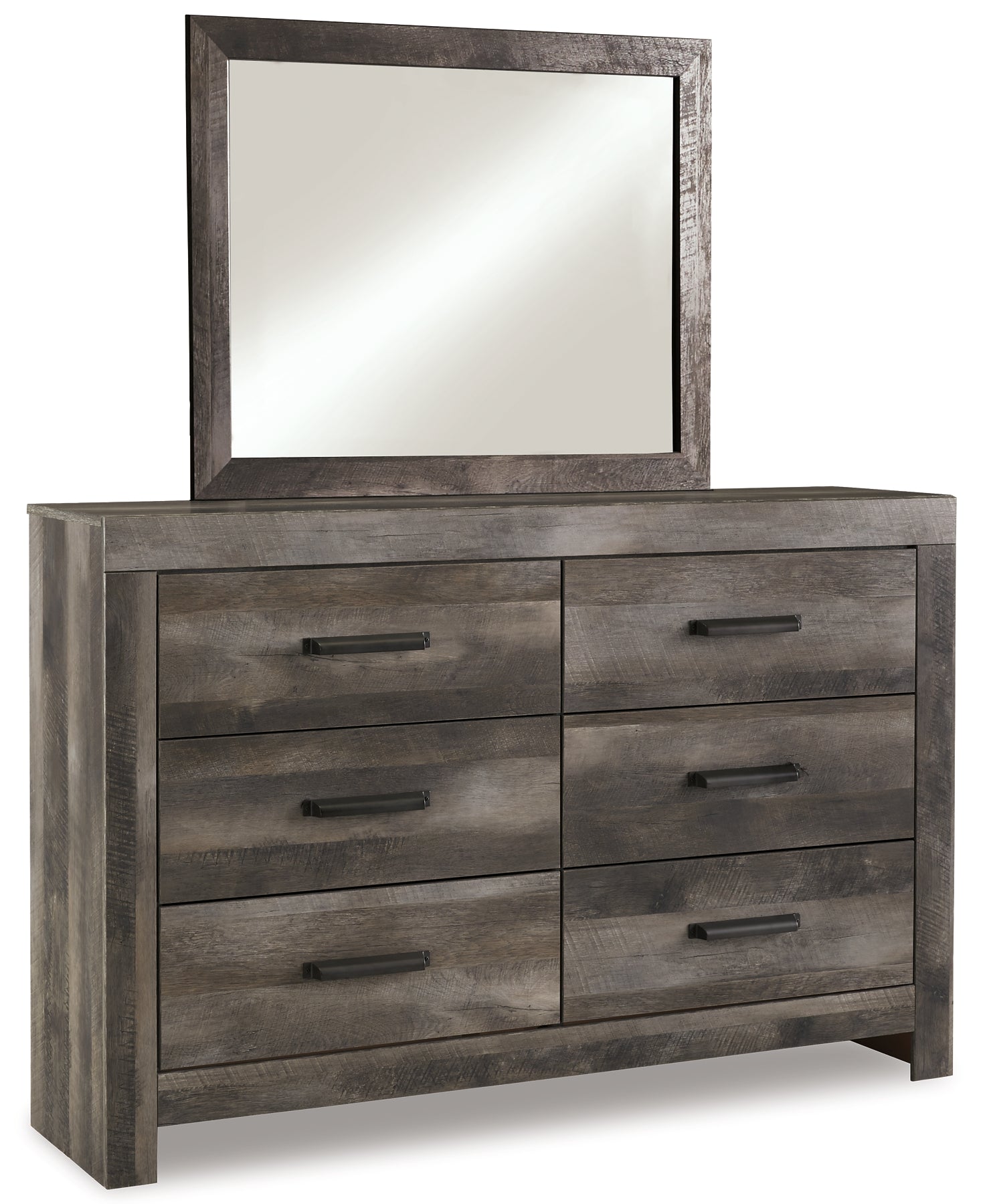 Wynnlow Queen Panel Bed with Mirrored Dresser and Chest at Towne & Country Furniture (AL) furniture, home furniture, home decor, sofa, bedding