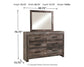 Wynnlow Queen Panel Bed with Mirrored Dresser at Towne & Country Furniture (AL) furniture, home furniture, home decor, sofa, bedding
