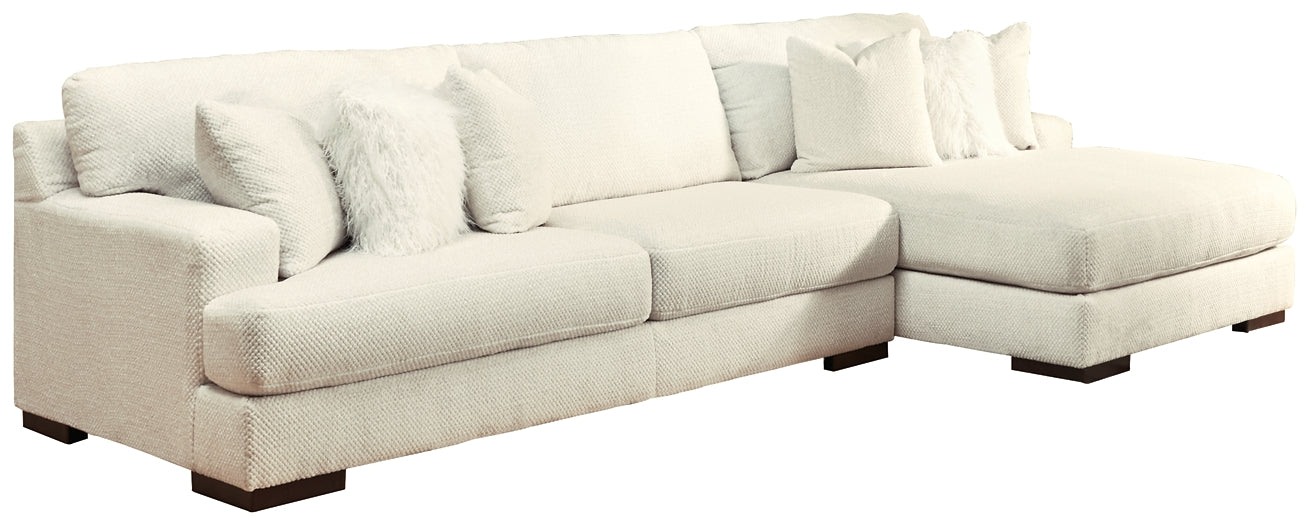 Zada 2-Piece Sectional with Chaise at Towne & Country Furniture (AL) furniture, home furniture, home decor, sofa, bedding