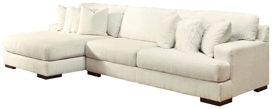 Zada 2-Piece Sectional with Ottoman at Towne & Country Furniture (AL) furniture, home furniture, home decor, sofa, bedding