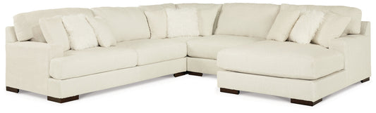 Zada 4-Piece Sectional with Ottoman at Towne & Country Furniture (AL) furniture, home furniture, home decor, sofa, bedding