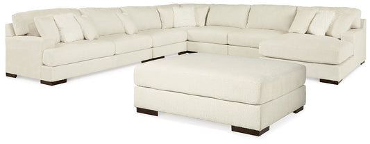Zada 6-Piece Sectional with Ottoman at Towne & Country Furniture (AL) furniture, home furniture, home decor, sofa, bedding