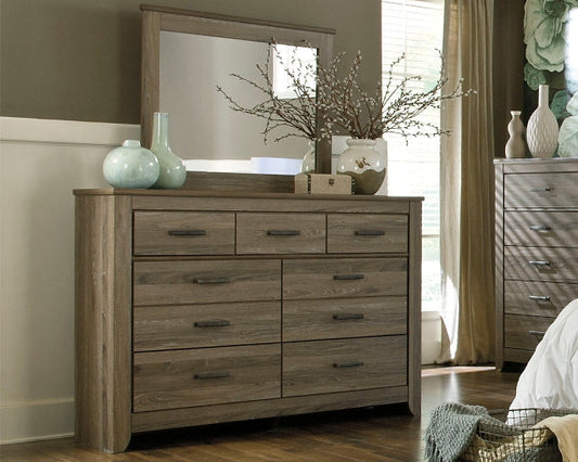 Zelen Dresser and Mirror at Towne & Country Furniture (AL) furniture, home furniture, home decor, sofa, bedding