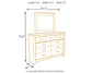 Zelen Dresser and Mirror at Towne & Country Furniture (AL) furniture, home furniture, home decor, sofa, bedding