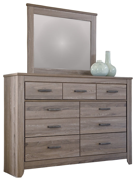Zelen Dresser and Mirror at Towne & Country Furniture (AL) furniture, home furniture, home decor, sofa, bedding