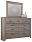 Zelen Dresser and Mirror at Towne & Country Furniture (AL) furniture, home furniture, home decor, sofa, bedding
