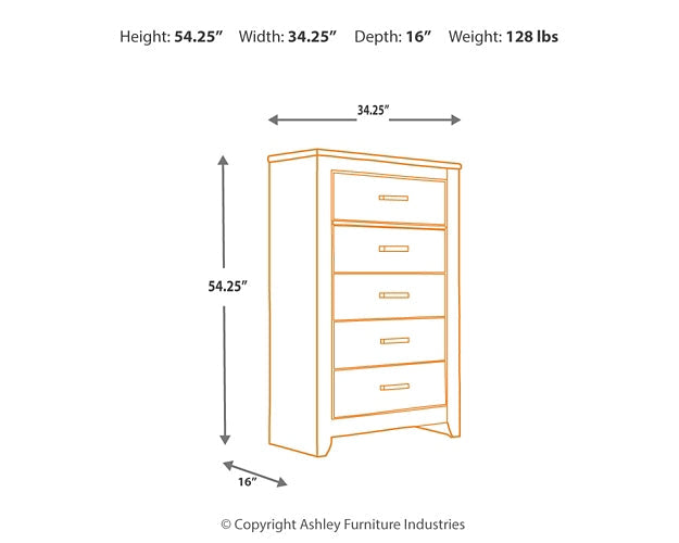 Zelen Five Drawer Chest at Towne & Country Furniture (AL) furniture, home furniture, home decor, sofa, bedding