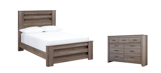 Zelen Full Panel Bed with Dresser at Towne & Country Furniture (AL) furniture, home furniture, home decor, sofa, bedding
